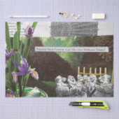 Grappige politieke grap bos klimaatverandering sat tissuepapier (Craft)