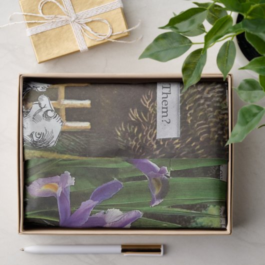 Grappige politieke grap bos klimaatverandering sat tissuepapier (Geschenk)