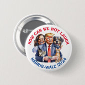 Grappige politieke humor | Stem op de Button van K (Voorkant /achterkant)