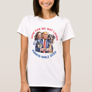 Grappige politieke humor   Stem op de Button van K T-shirt