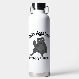 Grappige Politieke Kat Anti-Trump Koffie Cadeau Va Waterfles