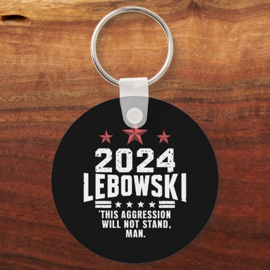 Grappige politieke Lebowski verkiezingen 2024 Sleutelhanger (Voorkant)