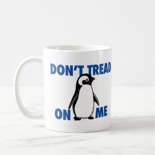 Grappige politieke meme pinguïn tarief koffiemok