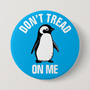 Grappige Politieke Meme Pinguïn Tarief Ronde Button 7,6 Cm