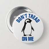 Grappige politieke meme pinguïn tarief ronde button 7,6 cm (Voorkant /achterkant)