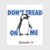 Grappige politieke meme pinguïn tarief sticker (Vel)