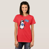Grappige Politieke Meme Pinguïn Tarief T-shirt (Voorkant volledig)