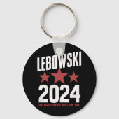 Grappige politieke naam Lebowski politieke verkiez Sleutelhanger (Voorkant)