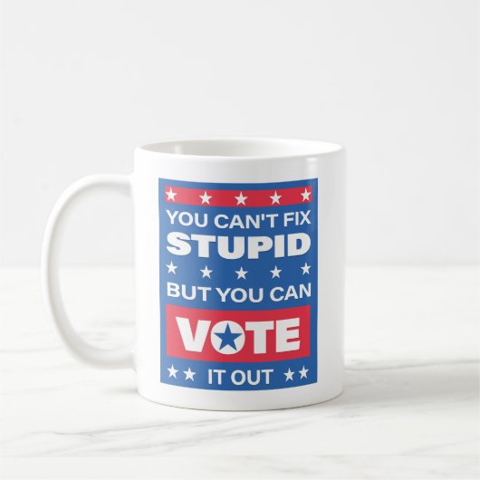 Grappige Politieke Quote Mok (Links)