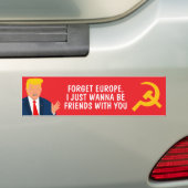 Grappige politieke troef cartoon bumper stickers (Op auto)