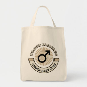 Grappige Politieke "Trouw Lid Onder-Baby Club" Tote Bag