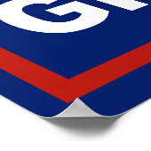 Grappige politieke tuin teken Peachtree City Golfc Poster (Hoek)