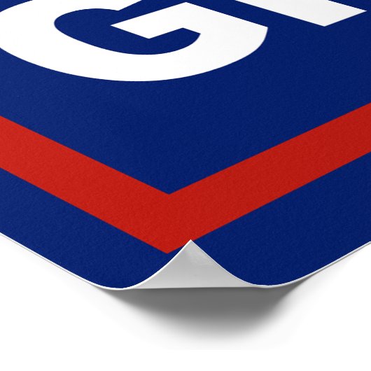 Grappige politieke tuin teken Peachtree City Golfc Poster (Hoek)