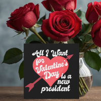 Grappige Politieke Valentijnsdag Anti Trump
