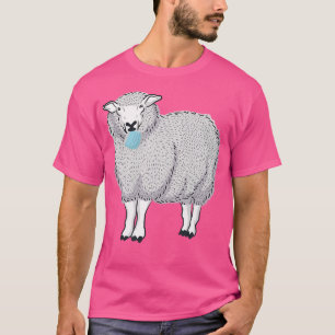 Grappige politieke verklaring Schapen eten masker T-shirt