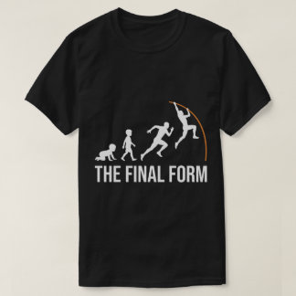 Grappige Polsstokhopper Evolutie Eindvorm T-shirt