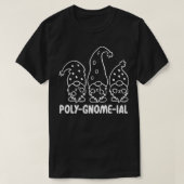 Grappige Polygnomeial Gnome Wiskunde Leraar T-shirt (Design voorkant)