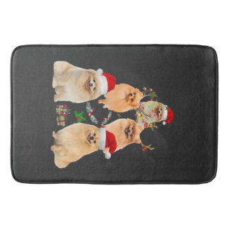 Grappige Pomeranian Kerstboom Decoratie Ornament C Badmat