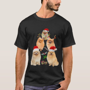 Grappige Pomeranian Kerstboom Decoratie Ornament C T-shirt