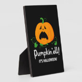 Grappige Pompoen 2023 - Pumpkin'ell! Het is Hallow Fotoplaat (Zijkant)