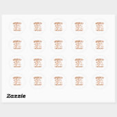 Grappige Pompoen Blijkbaar Houd Ik Van Halloween Ronde Sticker (Vel)