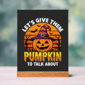 Grappige Pompoen Halloween Grappige Ontwerp2 (1)_1 Acryl Bord (Neutraal)
