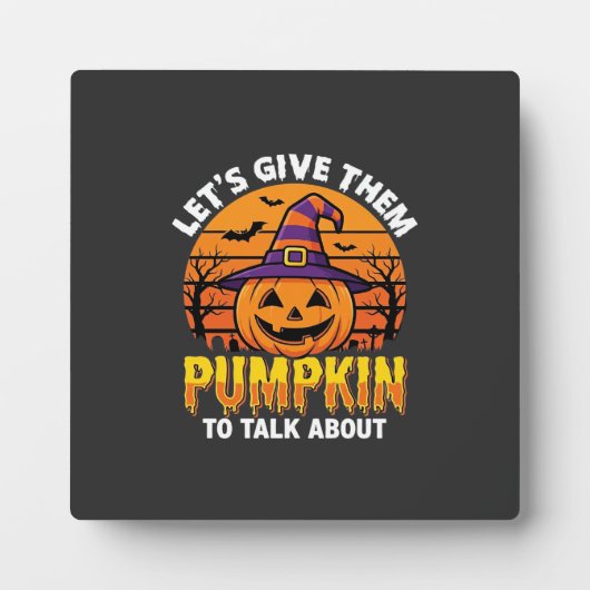 Grappige Pompoen Halloween Grappige Ontwerp2 (1)_1 Fotoplaat (Voorkant)