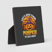 Grappige Pompoen Halloween Grappige Ontwerp2 (1)_1 Fotoplaat (Voorkant)