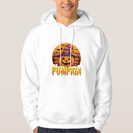 Grappige Pompoen Halloween Grappige Ontwerp2 (1)_1 Hoodie (Voorkant)