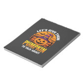 Grappige Pompoen Halloween Grappige Ontwerp2 (1)_1 Notitieblok (Linkerzijde)