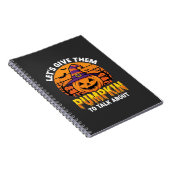 Grappige Pompoen Halloween Grappige Ontwerp2 (1)_1 Notitieboek (Rechterzijde)