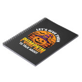 Grappige Pompoen Halloween Grappige Ontwerp2 (1)_1 Notitieboek (Linkerzijde)