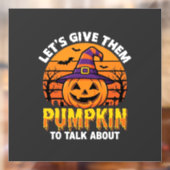 Grappige Pompoen Halloween Grappige Ontwerp2 (1)_1 Raamsticker (Vel 2)