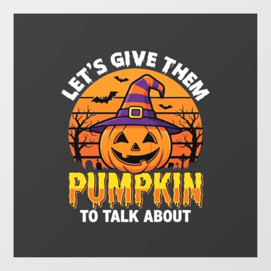 Grappige Pompoen Halloween Grappige Ontwerp2 (1)_1 Raamsticker (Vel)