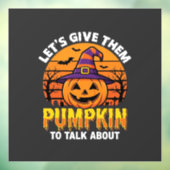 Grappige Pompoen Halloween Grappige Ontwerp2 (1)_1 Raamsticker (Vel 3)
