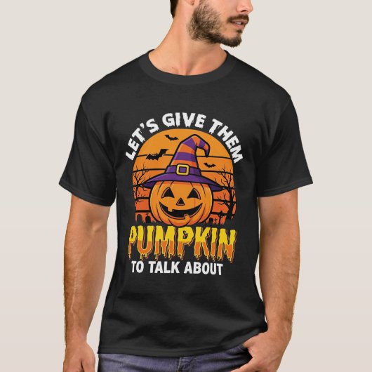 Grappige Pompoen Halloween Grappige Ontwerp2 (1)_1 T-shirt (Voorkant)