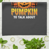 Grappige Pompoen Halloween Grappige Ontwerp2 (1)_1 Theedoek (Gevouwen)