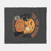 Grappige Pompoen Halloween Grappige Ontwerp2 (2)_1 Fleece Deken (Voorkant (Horizontaal))
