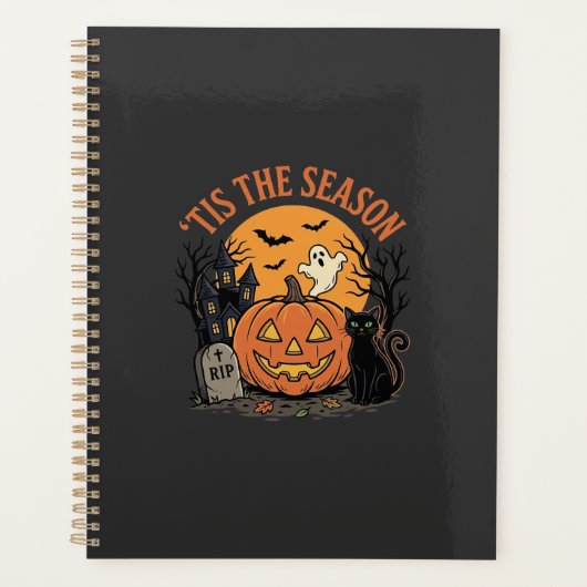 Grappige Pompoen Halloween Grappige Ontwerp2 (2)_1 Planner (Voorkant)