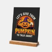 Grappige Pompoen Halloween Grappige Ontwerp_1 Acryl Bord (Hoek)