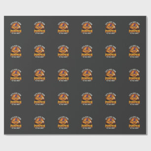 Grappige Pompoen Halloween Grappige Ontwerp_1 Cadeaupapier