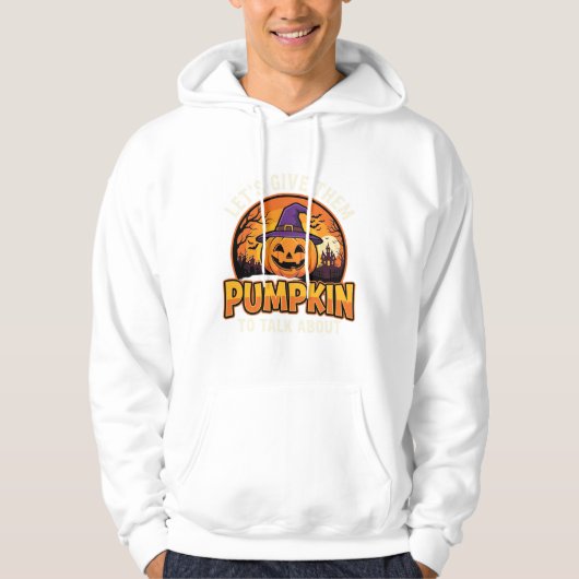 Grappige Pompoen Halloween Grappige Ontwerp_1 Hoodie (Voorkant)