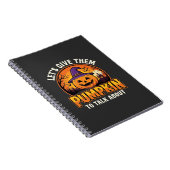 Grappige Pompoen Halloween Grappige Ontwerp_1 Notitieboek (Rechterzijde)