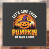 Grappige Pompoen Halloween Grappige Ontwerp_1 Raamsticker (Vel 2)