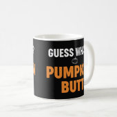 Grappige Pompoen Kont Halloween Ontwerp Koffiemok (Voorkant rechts)