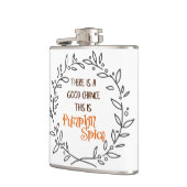 Grappige pompoen kruiden citaat herfst Herfst Humo Heupfles (Links)