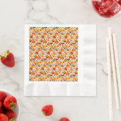 "Grappige pompoen print papier servetten. Servet (Insitu)