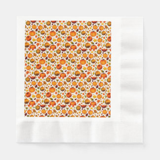 "Grappige pompoen print papier servetten. Servet