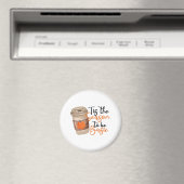 Grappige Pompoen Spice Latte - Basic Herfst Quote Magneet (Insitu (Vaatwasser))