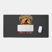 Grappige Pompoenen Halloween Taart Ontwerp_1 Bureaumat (Keyboard & Muis)